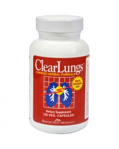 RidgeCrest Herbals ClearLungs - 120 Vegetarian Capsules