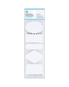 Martha Stewart Doily Lace Labels 10/Pkg-Cherish
