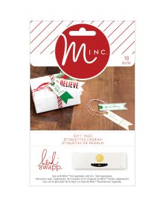 American Crafts Minc Tags-Christmas Banner, 10/Pkg