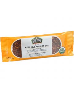 Go Raw Bar - Organic - Real Live Apricot - .423 oz - Case of 10