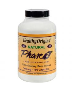 Healthy Origins Phase 2 Carb Controller - 500 mg - 180 Capsules