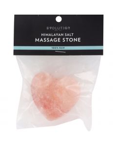 Evolution Salt Crystal Salt Stone - Massage Cleansing - Heart - 6 oz