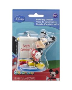 Wilton Candle 3" 1/Pkg-Mickey Mouse