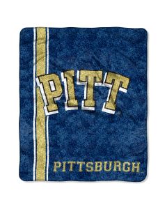 The Northwest Company Pittsburgh College "Jersey" 50x60 Sherpa Throw