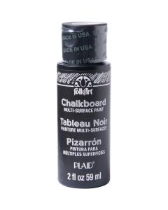 Plaid:Craft FolkArt Multi-Surface Chalkboard Paint 2oz-Black