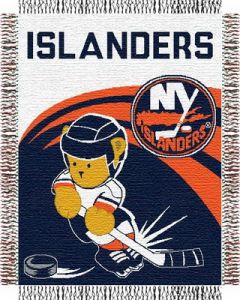 The Northwest Company Islanders 044 baby 36"x 46" Triple Woven Jacquard Throw (NHL) - Islanders 044 baby 36"x 46" Triple Woven Jacquard Throw (NHL)