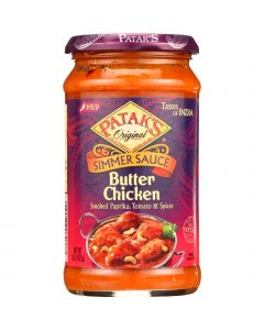 Patak's Pataks Simmer Sauce - Butter Chicken Curry - Mild - 15 oz - case of 6