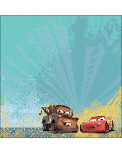 EK Success Disney Flat Paper 12"X12"-Cars 2 - Mater & Mc Queen