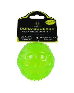 Hyper Pet Dura Squeaks Ball Dog Toy Green 2.75" x 2.75" x 2.75"