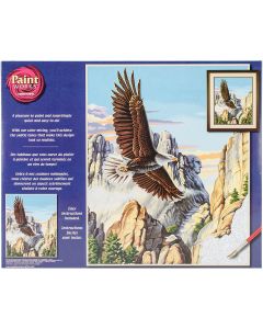 Dimensions Paint Works Paint By Number Kit 16"X20"-Soaring Eagle