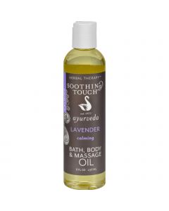 Soothing Touch Bath and Body Oil - Lavender - 8 oz