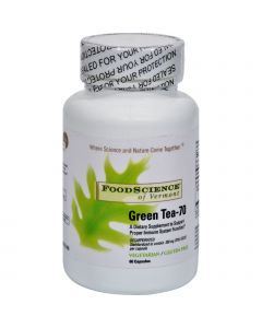 Food Science of Vermont FoodScience of Vermont Green Tea-70 - 350 mg - 60 Vegetable Capsules