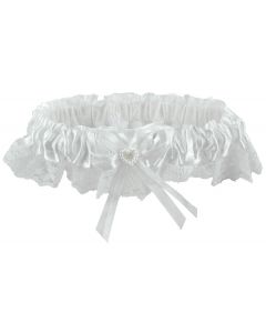 Darice Victoria Lynn Lace Garter-White