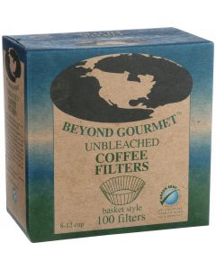 Beyond Gourmet Coffee Filters - Basket - Unbleached - 100 Count (Pack of 3) - Beyond Gourmet Coffee Filters - Basket - Unbleached - 100 Count (Pack of 3)