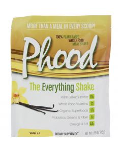 Plantfusion Phood Packets - Vanilla - 1.59 oz - Case of 12