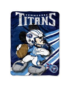 The Northwest Company Titans 46"x60" Mickey Micro Raschel Throw (NFL) - Titans 46"x60" Mickey Micro Raschel Throw (NFL)