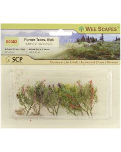 SCP Flower Trees 1.5" To 2" 8/Pkg-