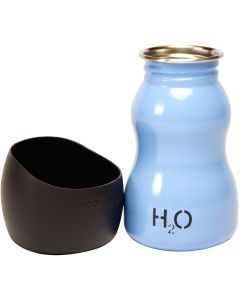 H2O4K9 Stainless Steel K9 Water Bottle 9.5oz-Denim Blue
