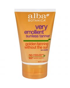 Alba Botanica Very Emollient Sunless Golden Tanning Natural Formula - 4 oz
