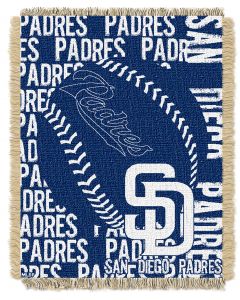 The Northwest Company Padres  48x60 Triple Woven Jacquard Throw - Double Play Series