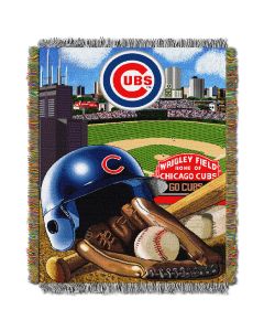 The Northwest Company Cubs  "Home Field Advantage" 48x60 Tapestry Throw
