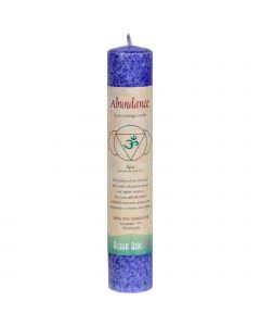 Aloha Bay Chakra Pillar Candle Abundance Indigo - 1 Candle