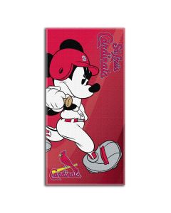 The Northwest Company Cardinals 30"x60" Mickey Beach Towel (MLB) - Cardinals 30"x60" Mickey Beach Towel (MLB)