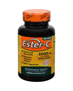 American Health Ester-C with Citrus Bioflavonoids - 1000 mg - 90 Vegetarian Tablets