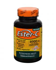 American Health Ester-C with Citrus Bioflavonoids - 1000 mg - 90 Vegetarian Tablets