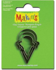 Makin's USA Makin's Clay Cutters 3/Pkg-Ice Cream Cone
