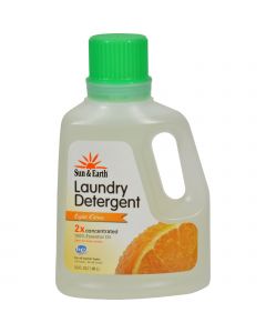 Sun and Earth 2x Concentrated Laundry Detergent - Light Citrus Scent - 50 oz
