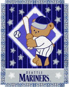 The Northwest Company Mariners baby 36"x 46" Triple Woven Jacquard Throw (MLB) - Mariners baby 36"x 46" Triple Woven Jacquard Throw (MLB)