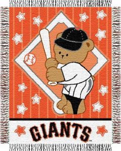 The Northwest Company SF Giants baby 36"x 46" Triple Woven Jacquard Throw (MLB) - SF Giants baby 36"x 46" Triple Woven Jacquard Throw (MLB)