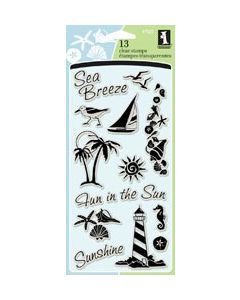 Inkadinkado Clear Stamps 4"X8"-Coastal