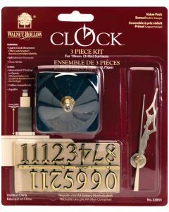 Walnut Hollow Clock 3-Piece Kit-For .75" Surfaces