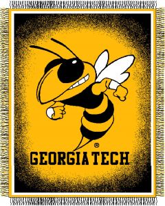 The Northwest Company Georgia Tech "Focus" 48"x60" Triple Woven Jacquard Throw (College) - Georgia Tech "Focus" 48"x60" Triple Woven Jacquard Throw (College)