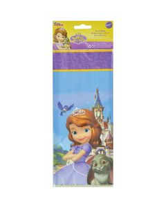 Wilton Treat Bags 4"X9.5" 16/Pkg-Sofia The First