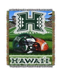 The Northwest Company Hawaii College "Home Field Advantage" 48x60 Tapestry Throw