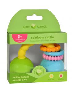 Green Sprouts Rattle - Rainbow - Unisex - 3 Months - 1 Count