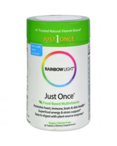 Rainbow Light Just Once Food-Based Multivitamin - 30 Tablets