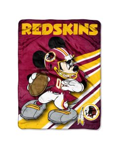 The Northwest Company Redskins 46"x60" Mickey Micro Raschel Throw (NFL) - Redskins 46"x60" Mickey Micro Raschel Throw (NFL)