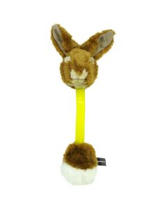 Hyper Pet Hyper Shakes Rabbit Dog Toy Brown 16" x 5"  x 3.25"