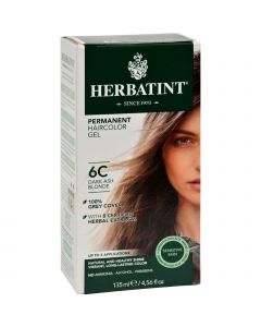 Herbatint Permanent Herbal Haircolour Gel 6C Dark Ash Blonde - 135 ml