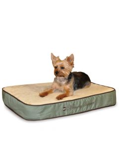 K&H Pet Products Memory Sleeper Pet Bed Medium Mocha 23" x 35" x 3.75"