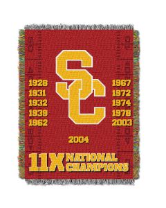 The Northwest Company USC College "Commemorative" 48x60 Tapestry Throw