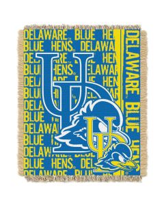 The Northwest Company Delaware College 48x60 Triple Woven Jacquard Throw - Double Play Series