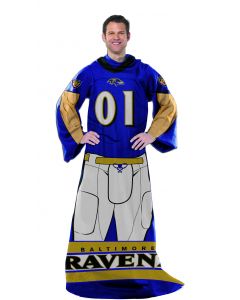 The Northwest Company Ravens  "Uniform" Adult Fleece Comfy Throw
