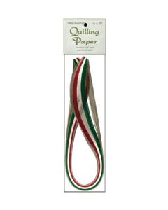Lake City Craft Quilling Paper .125" 105/Pkg-Holiday (5 Colors) - Quilling Paper .125" 105/Pkg-Holiday (5 Colors)
