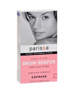 Parissa Natural Hair Removal System Brow Shaper - 32 Strips
