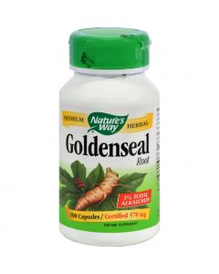 Nature's Way Goldenseal Root - 100 Capsules